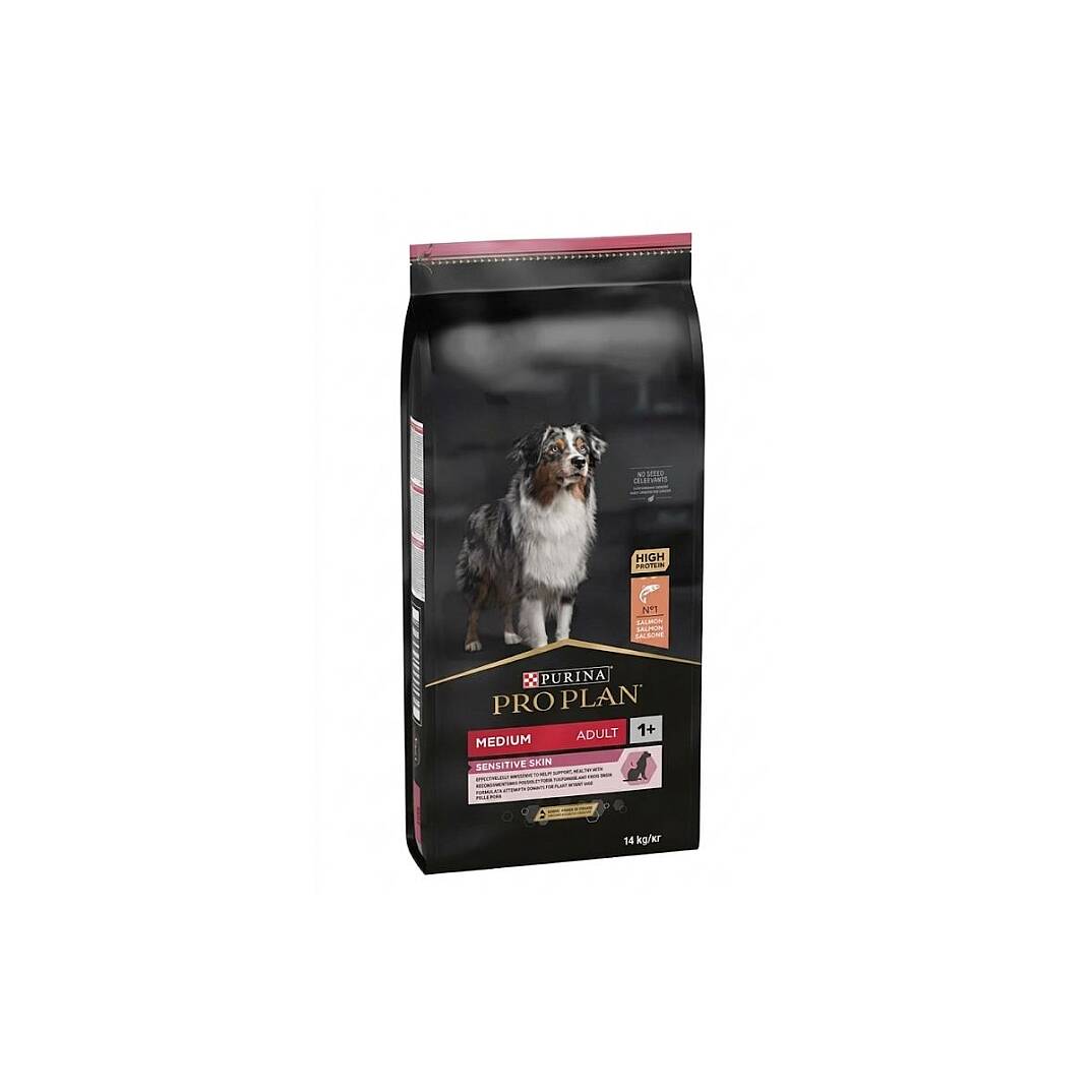 Pro Plan Sensitive Skin Somonlu Orta Irk Yetişkin Köpek Maması 14 kg - 2