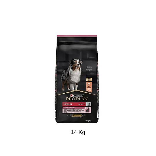 Pro Plan Sensitive Skin Somonlu Orta Irk Yetişkin Köpek Maması 14 kg