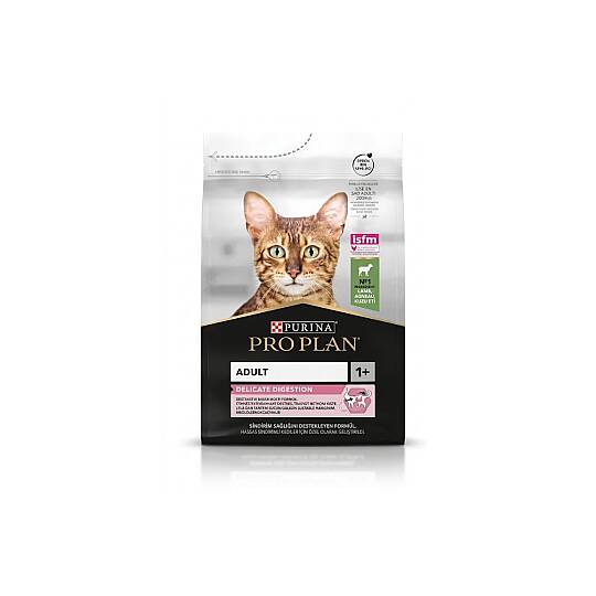 Purina Pro Plan Adult Delicate Digestion Kuzu Etli (Lamb) Yetişkin Kedi Maması 10 Kg - 2