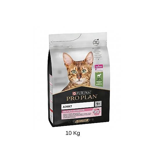 Purina Pro Plan Adult Delicate Digestion Kuzu Etli (Lamb) Yetişkin Kedi Maması 10 Kg